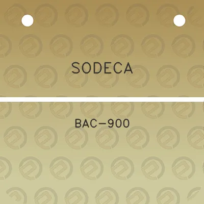 sodeca-bac-900