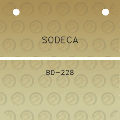 sodeca-bd-228