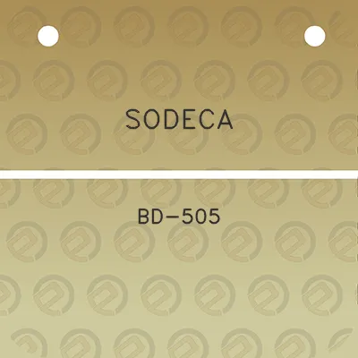 sodeca-bd-505