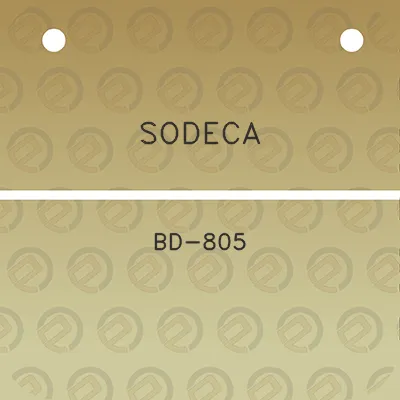 sodeca-bd-805