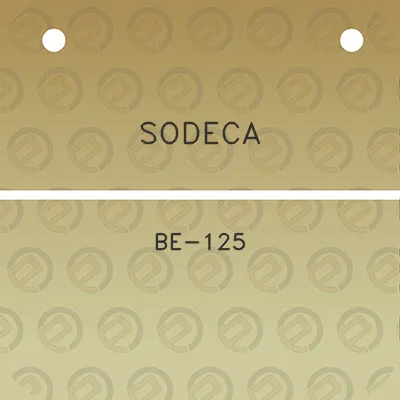 sodeca-be-125