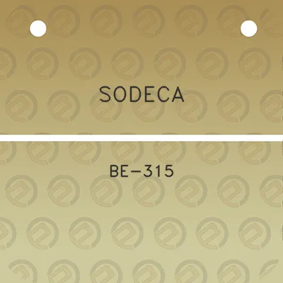 sodeca-be-315