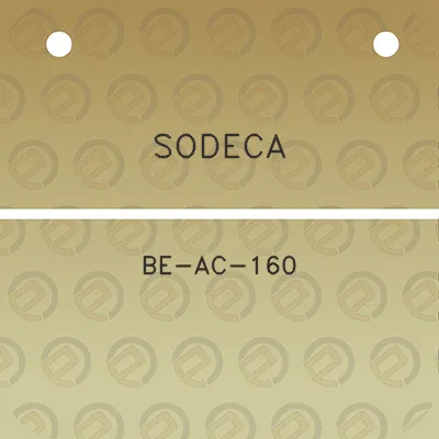 sodeca-be-ac-160