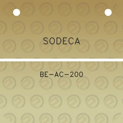 sodeca-be-ac-200