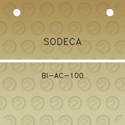 sodeca-bi-ac-100