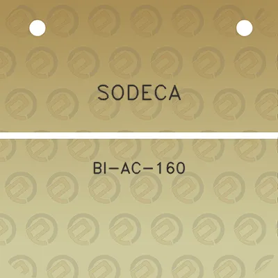 sodeca-bi-ac-160