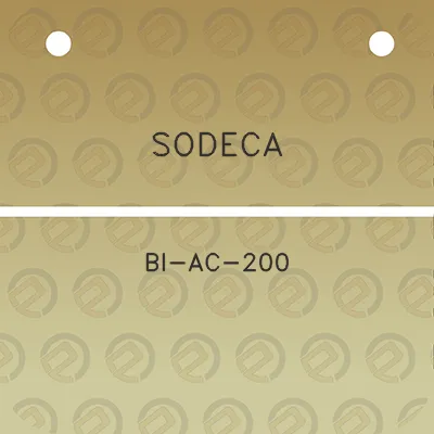 sodeca-bi-ac-200