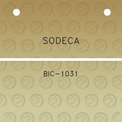 sodeca-bic-1031