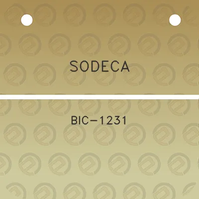 sodeca-bic-1231