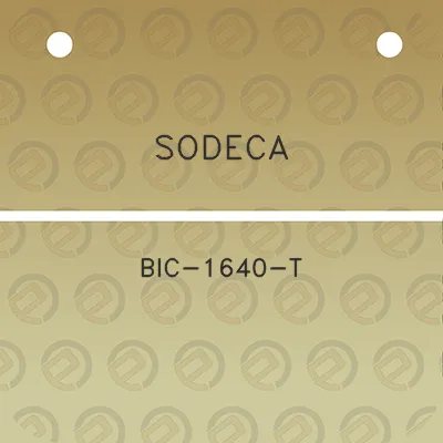 sodeca-bic-1640-t