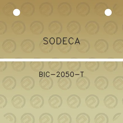 sodeca-bic-2050-t