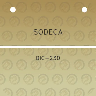 sodeca-bic-230