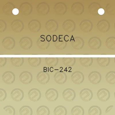 sodeca-bic-242