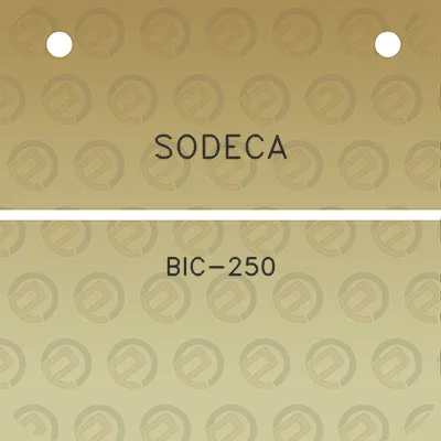 sodeca-bic-250