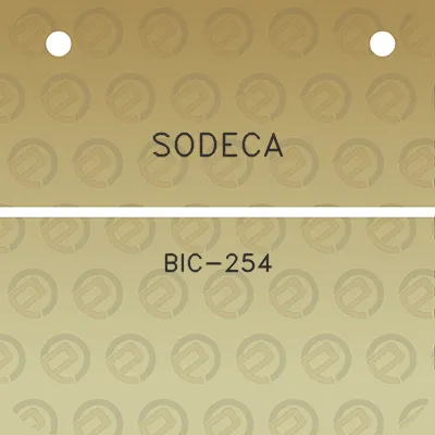 sodeca-bic-254