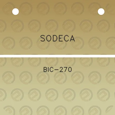 sodeca-bic-270