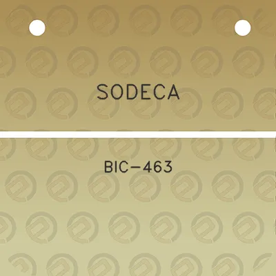 sodeca-bic-463