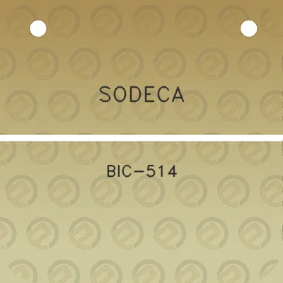 sodeca-bic-514