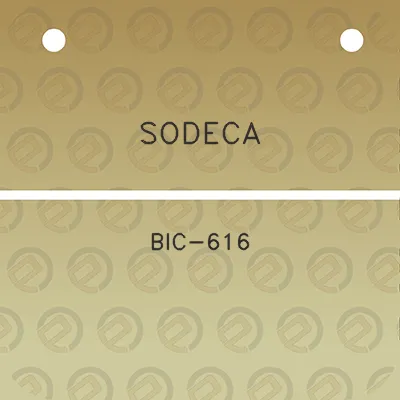 sodeca-bic-616