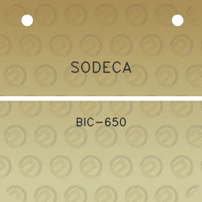 sodeca-bic-650