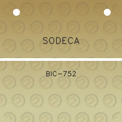 sodeca-bic-752