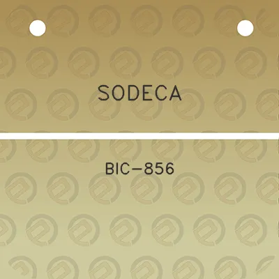 sodeca-bic-856