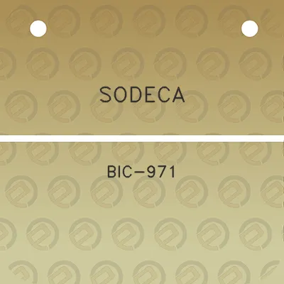 sodeca-bic-971