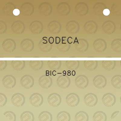 sodeca-bic-980