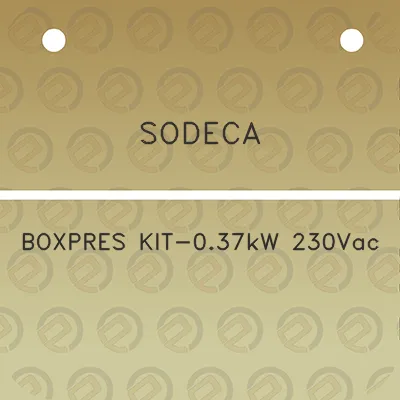 sodeca-boxpres-kit-037kw-230vac