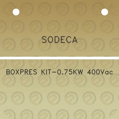 sodeca-boxpres-kit-075kw-400vac