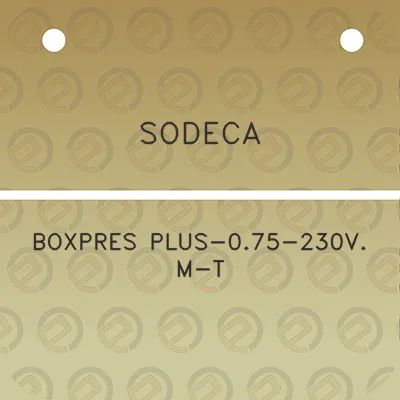 sodeca-boxpres-plus-075-230v-m-t