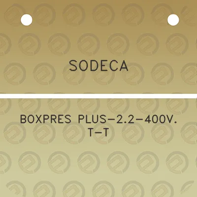 sodeca-boxpres-plus-22-400v-t-t