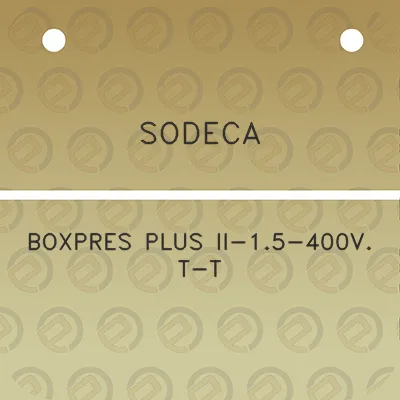 sodeca-boxpres-plus-ii-15-400v-t-t