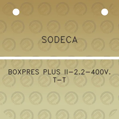 sodeca-boxpres-plus-ii-22-400v-t-t