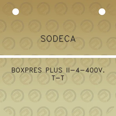 sodeca-boxpres-plus-ii-4-400v-t-t