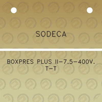 sodeca-boxpres-plus-ii-75-400v-t-t