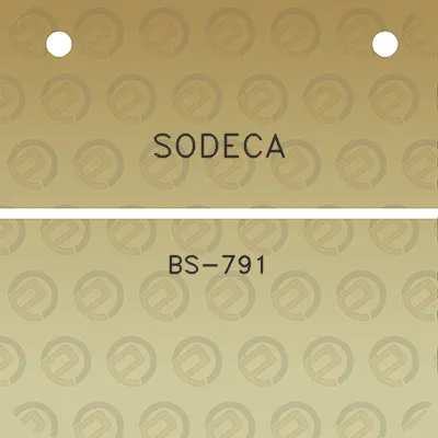 sodeca-bs-791