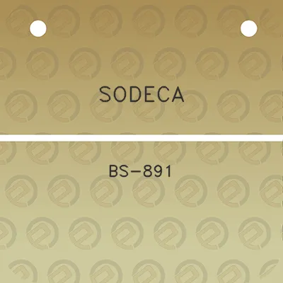 sodeca-bs-891