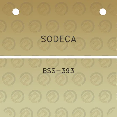 sodeca-bss-393