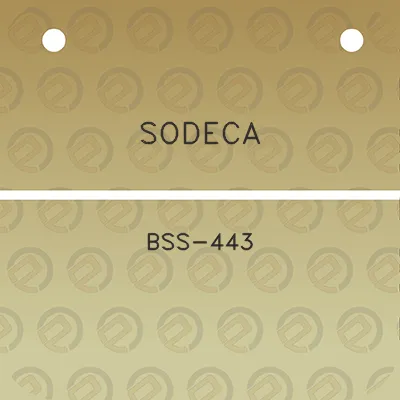 sodeca-bss-443