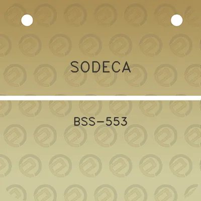 sodeca-bss-553