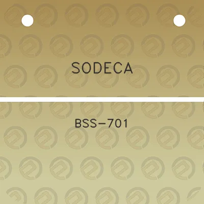 sodeca-bss-701