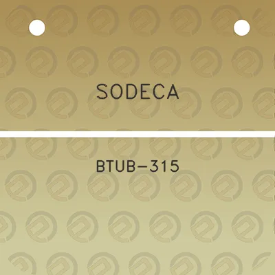 sodeca-btub-315