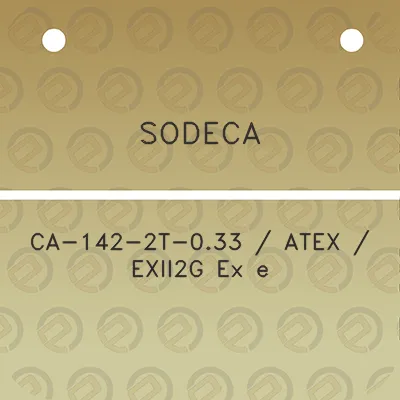 sodeca-ca-142-2t-033-atex-exii2g-ex-e