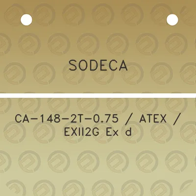 sodeca-ca-148-2t-075-atex-exii2g-ex-d