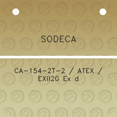 sodeca-ca-154-2t-2-atex-exii2g-ex-d