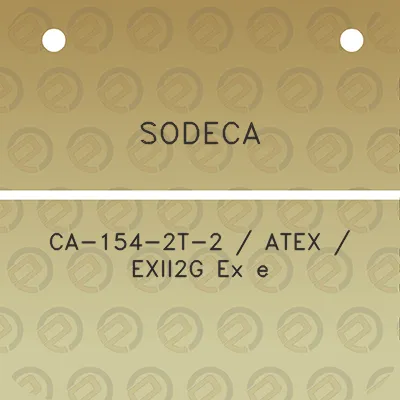 sodeca-ca-154-2t-2-atex-exii2g-ex-e