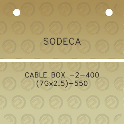 sodeca-cable-box-2-400-7gx25-550