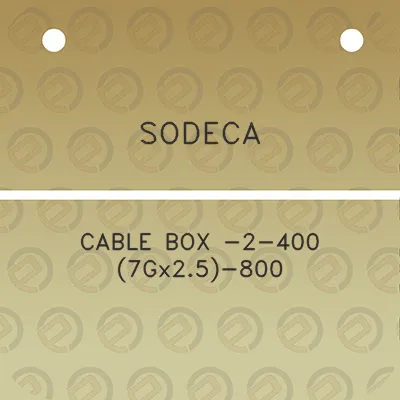 sodeca-cable-box-2-400-7gx25-800