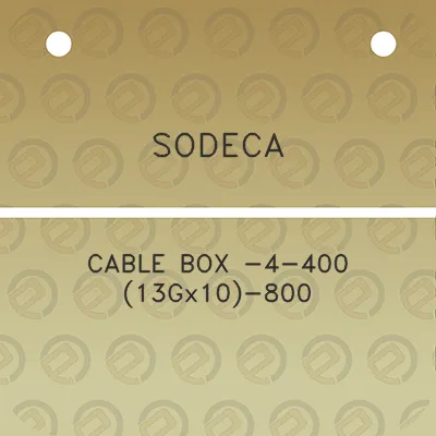 sodeca-cable-box-4-400-13gx10-800